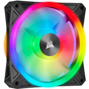 Corsair QL Series, Ql120 RGB, 120mm RGB LED Fan, Single Pack - Black