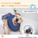 Supet Inflatable Dog Cone Collar for Dogs to Stop Licking, Dog Donut Collar After Surgery, Soft Pet Cone for Small Medium Large Dogs