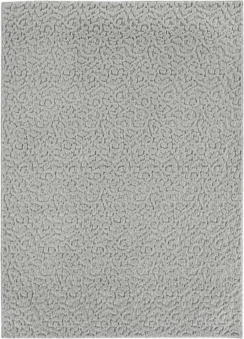 Garland Rug Ivy 12 Ft. X 15 Ft. Silver Gray Geometric Solid Color Area Rug - Durable, Stylish, and Soft Rug for Living Rooms, Hallways, Bedrooms, and High-Traffic Areas