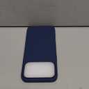 ORNARTO Compatible with iPhone 17 Pro Max Case 6.9", Slim Liquid Silicone 3 Layers Soft Gel Rubber Shockproof Protective Cover with Anti-Scratch Microfiber Lining-Navy Blue