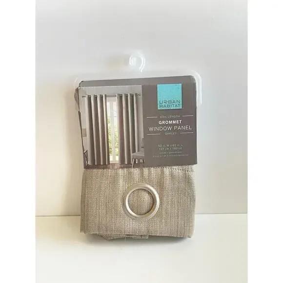 Urban Habitat Thermal Weave Panel, Tan 50inch W x  63inch L