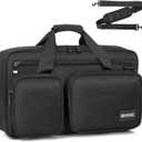 DJ Controller Case Bag Fits for DDJ-FLX4, DDJ SB3, DDJ SB2, DDJ 400, DDJ RB Padded DJ Travel Carrying Bag DJ Mixer Case (Black)