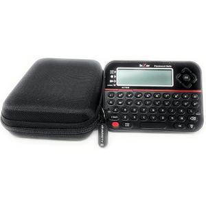 Password Safe Vault Electronic Storage Organizer Keeper Device and EVA Carry Case Bundle