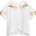 Desigual Girls' Ts_CRIS (White), Size 3/4