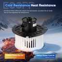 ECCPP HVAC AC Heater Blower Motor Fan 700067 Compatible with 1996-2014 for Chevy Express 1500 for GMC Savana 1500 1996-2021 Chevy Express GMC Savana 2500 3500 A/C Motor Assembly Replacement 15-81096