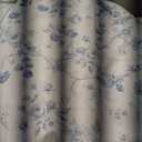 Laura Ashley- Queen Comforter Set, Reversible Cotton Bedding with Matching Sham(s), Dorm Essentials (Belinda Blue, Queen)