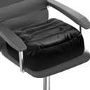 Leather Seat Cushion Extra-Thick Booster Seat with Breathable Bottom Layer Perfect for Office Chair or Car Seat Provides Support for Elderly or Those with Limited Mobility