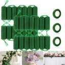 28 Pcs Floral Foam Garland 18.4ft Flower Sponge Blocks Kit, Absorption Flower Holder Arch Door Tabletop Flower Arrangement Material Floral Craft Wet Foam Blocks for Home Wedding Holiday Decoration