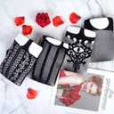 Chalier Fishnet Stockings Tights Suspender Pantyhose Lace Thigh High Stockings for Women (Black)