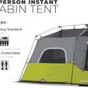 CORE 9 Person Instant Cabin Tent | Large Multi Room Family Pop Up Tent for 2 Minute Camp Setup | Included Storage Pockets for Camping Accessories, 
14' x 9'