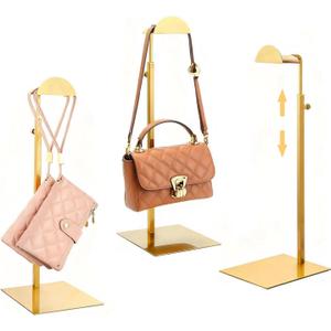 Purse Display Stand,3 Pack stand for purse,Stainless Steel Purse Stands for Display,Height Adjustable Handbag Display Stand,for Commercial Stores And Parties
