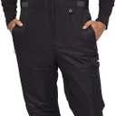 Arctix Men's Avalanche Athletic Fit Insulated Bib Overalls (Medium/30" Inseam, Black)