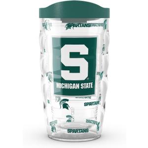 Tervis Michigan State Spartans - Overtime Made in USA Double Walled Insulated Tumbler Travel Cup Keeps Drinks Cold & Hot, 10oz, Classic