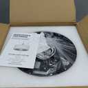 12" 2-Light Flush Mount Ceiling Light, Ribbed Glass, Black