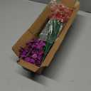 Geegoods Artificial Mums Flowers for Outdoors, 16 Bundles UV Resistant Fake Plastic Colorful Mix Flowers for Patio Porch Spring Summer Decor