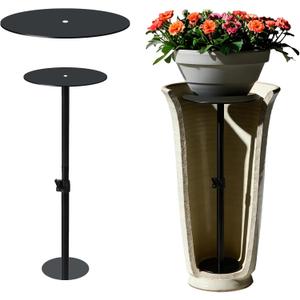 Adjustable Plant Riser For Inside PotsAdjustable Plant StandPot Filler For Artificial Indoor Outdoor Plants (L17-32)