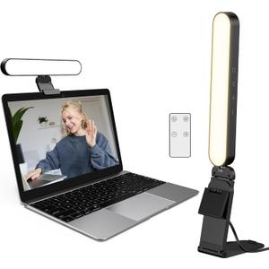 InnoGear Video Conference Light, On-Camera Video Lights for Monitor Desk LED Streaming Lighting with Remote and Touch Control Selfie Zoom Lighting for Computer Webcam Laptop Podcast, Recording