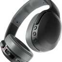 Skullcandy Crusher Evo Wireless Bluetooth Headphones with Multi-Sensory Bass, Noise Isolating Over-Ear Fit, Up to 40 Hours Battery, Microphone for iPhone Android - Asphalt
