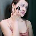 9Pcs Powder Puffs, 2.16 Inch Round Face Makeup Puff for Body Loose Powder Beauty Makeup Tool Black,Nude,Pink