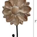 Dwellington Flower Towel Hooks Decorative Hooks Hanger for Hanging Clothes, Keys, Towels - Decorative Wall Mount Hook Command Single Rack for Entryway, Bathroom, Kitchen