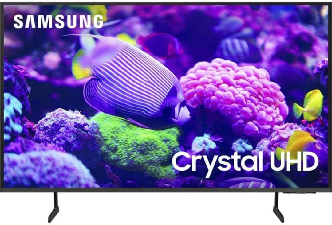 SAMSUNG 43-Inch Class Crystal UHD 4K DU7200 Series HDR Smart TV w/Object Tracking Sound Lite, PurColor, Motion Xcelerator, Mega Contrast, Q-Symphony (UN43DU7200, 2024 Model)