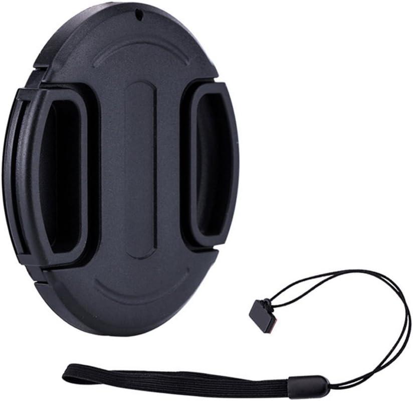 49mm Center Snap-on Lens Cap JJC Camera Front Lens Cover for Canon Nikon Fujifilm Sony Olympus Panasonic Any Lens with 49mm Filter Thread Replaces Original Cap with Free Lens Cap Keeper (1-Pack)