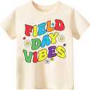 Toddler Field Day Shirt for Boys Kid Grils, Happy Field Day T Shirt, Cotton Blend, Funny Design :4-7T