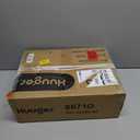 Huuger Nightstand Set of 2, Night Stand with Fabric Drawer, Mesh Shelf, Side Table with Storage, Fabric Drawer Dresser, Open Shelf, Metal Frame, Bedroom, Oak