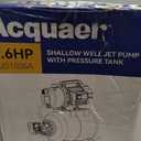Acquaer 115V Shallow Well Garden Pump, Stainless Steel, Automatic Water Booster Jet Pump 1320 GPH, for Irrigation, Home, Garden, Lawn,1.6 HP with Pressure Tank