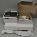 Delta Modern 14 Series Square Rain Shower System Faucet Set, Rainfall Matte Black Shower Head and Handle Set, Valve Trim Kit, 10 Inch, Matte Black 342701-BL