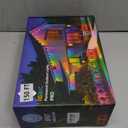 Permanent Outdoor Lights Pro,150ft with 90 LED RGB IC Smart Eave Light for Outdoor Decorations,IP67 Waterproof with Remote/App Control,DIY LED Scenes Modes for House Roof Decor, Black