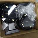pearlstar 2 Pack Solar Wall Lights Outdoor,Solar Sconce Lights Up and Down Lighting Solar Fence Lights,IP65 Waterproof Exterior Light for Yard Backyard Garage Porch Patio Door