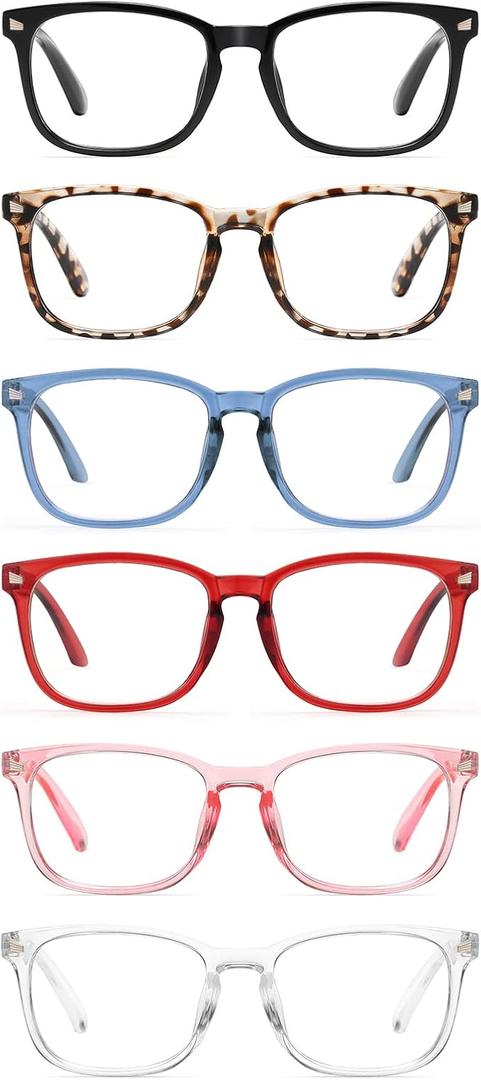CVOO Reading Glasses for Women/Men, Eyeglasses, Blue Light Readers for Women/Men, Computer Eye Glasses, Cheaters +0.0