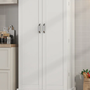 47” Pantry Storage Cabinet, Freestanding Kitchen Pantry Cabinet with Drawer and Adjustable Shelves, White Kitchen Pantry Storage Cabinet, Buffet Cupbo
Closet