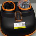 Foot Massager Machine with Heat, Upgrade 6 Airbags 29 Nodes Deep Rolling, Compression, Ankle Kneading, Shiatsu Foot Massager for Neuropathy Plantar Fasciitis, Gifts for Men Women Fits Up to 13" (15.35in)