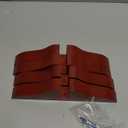 4pcs Folding Room Divider Stand, Folding Privacy Screen Holder Wooden Room Divider Stand with Screws, Heavy Duty Partition Feet for Home, Office, Hotel, (Red)