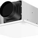 Bathroom Exhaust Fan 110CFM with Hidden Grille Design, 1.0 Sones Urtra Quiet Ceiling Ventilation Fan System - Household Bathroom Extractor Fan for Home/Office/Hotel, 4 inch Diameter Outlet