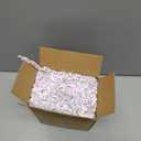 Uptotop 1 LB Crinkle Cut Paper Shred Filler for Gift Wrapping, Gift Basket Filling, Perfect for Birthday, Christmas, Thanksgiving, Halloween, Easter, Valentine's Day, Mother's Day, Father's Day, Wedding & Holiday Decor, Diamond White