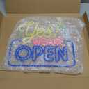 Open Neon Sign for Wall Decor, Yes We Are Open Led Signs, Dimmable USB Powered Neon Light Sign for Business, Coffee Shop, Bar Pub, Bakery, Hotel, Store