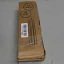 CANDWAX 10 inch Taper Lilac Candles Set of 12 - Unscented Smokeless Dripless Tall Candlesticks - Perfect for Special Occasions, Ordinary Dinners, for Mother's Day - Lavender Candle Sticks
