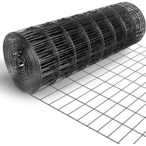24"X30' Hardware Cloth with 2"X3" Mesh, 16 Gauge Sturdy Wire Mesh Roll, Strong Hardware Mesh for Security and Protection, Hot-Dipped PVC Welded Wire Fence for Gardening, Animal Enclosures(24"X30')