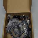 2 Sets Gooseneck Mic Stand 13 Inch Microphone Stand Flexible Gooseneck Desktop 3/8 to 5/8 Inch with Clip Desk Clamp for Podium, Lecture Recording Studio Podcast Meeting Radio Broadcasting Studio Live