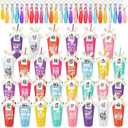 SiliFine 30 Sets CNA Week Appreciation Gifts Bulk 2026 24 oz Nurses Plastic Tumbler with Lid and Straw Nursing Cups Keychain Card for Graduation Nurse Student Assistant Medical Staff Women(Classic), Medium