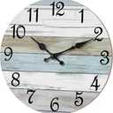KECYET 14 Inch Wall Clock Battery Operated Silent Non Ticking Nautical