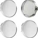 2.2Inch 56MM Wheel Center Caps, Pack of 4 (Chrome, Outer 56MM, Inner 53MM, Easy DIY Installation)