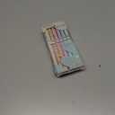 2 x Hapikalor Gel Pens, 6 Pcs 0.5mm Quick Dry Black Ink Pens Fine Point Smooth Writing Pens, Cute Gifts for Women Stocking Stuffers for Teen Girls (1 Count (Pack of 6), Multicolor)