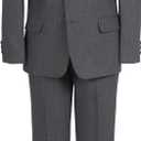 Nautica Boys' 2-piece Formal Suit (16, Charcoal Heather)