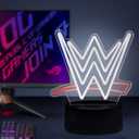 3D Wrestling Lamp, White Color LED Night Light with Corded Controller, Decor Light for Boxing Gyms, Bars, Games, Parties | Birthday Christmas Gifts for Teens, Boys, Girls, Fight Lovers