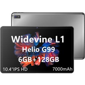 LincPlus T3 Tablet 10.4inchs Tablets Computer Android 2K Screen,MediaTek Helio G99, 6GB RAM + 128GB ROM + Expand, 8+13MP Dual Camera, 7000mAh, WiFi, GPS (T3-6G)