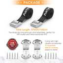 Aieve Cooler Tie Down Straps Kit - Ice Chest Lock Bracket - Cooler Accessories Secure for YETI Cooler RTIC Coolers